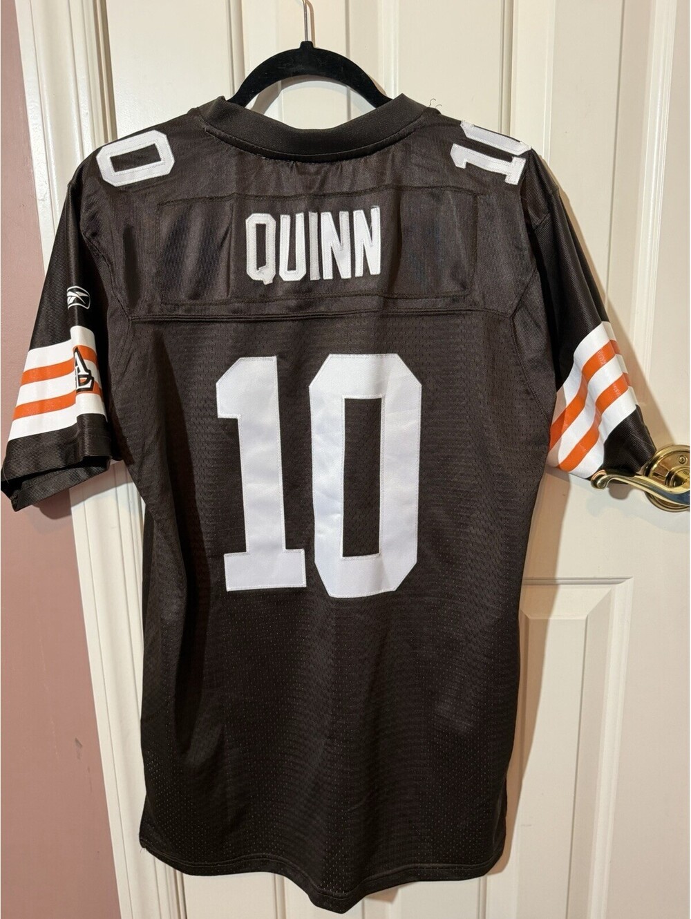 Vintage Reebok NFL Cleveland Browns Brady Quinn #10 Jersey YOUTH XL